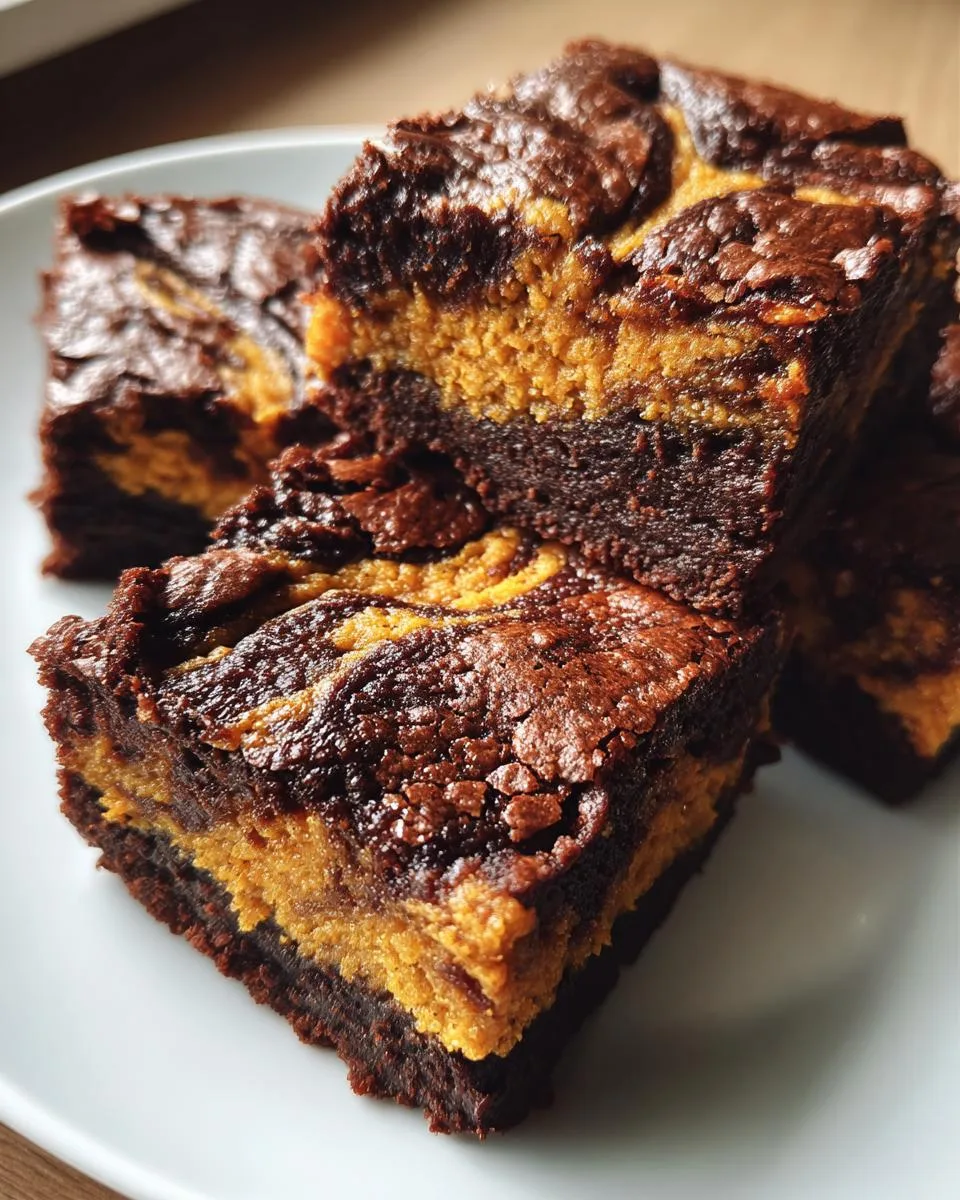 27 Irresistible Pumpkin Swirl Brownies That Wow Every Time 6 Pumpkin Swirl Brownies - detail 1