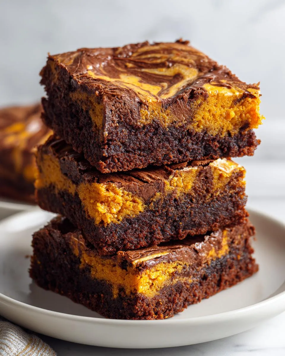 27 Irresistible Pumpkin Swirl Brownies That Wow Every Time 7 Pumpkin Swirl Brownies - detail 2