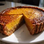 Pumpkin Tart with Pecan Crust