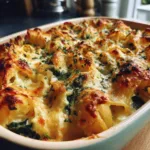 Pumpkin and Spinach Pasta Bake