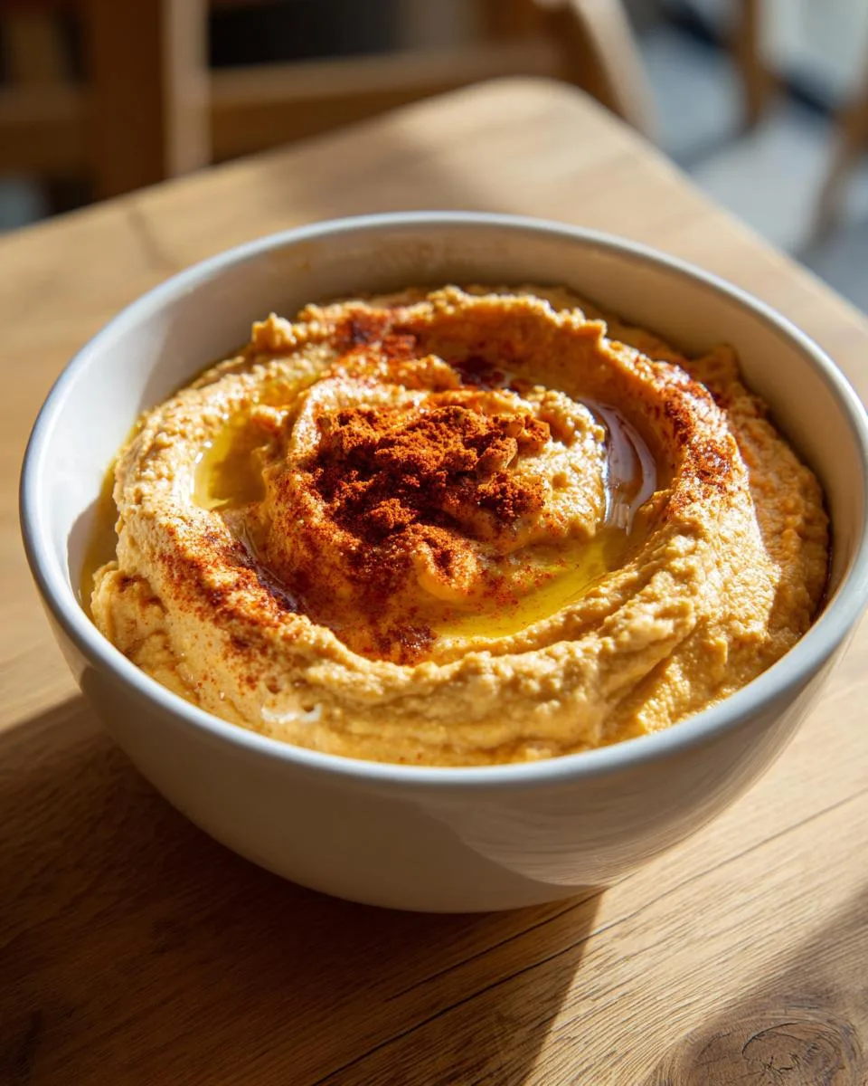 51 Irresistible Roasted Pumpkin Hummus Hacks for Fall 6 Roasted Pumpkin Hummus - detail 1