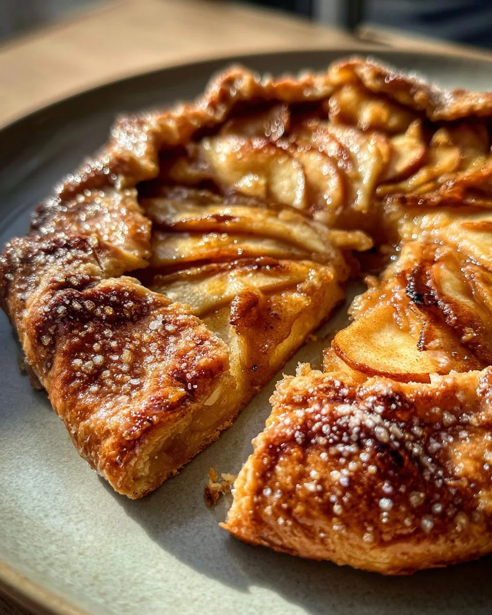 Irresistible 3-Ingredient Rustic Apple Galette You'll Crave! 4 Rustic Apple Galette - detail 1