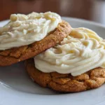 Irresistibly Soft Pumpkin Cookies with Cream Cheese Frosting 6 Soft Pumpkin Cookies with Cream Cheese Frosting