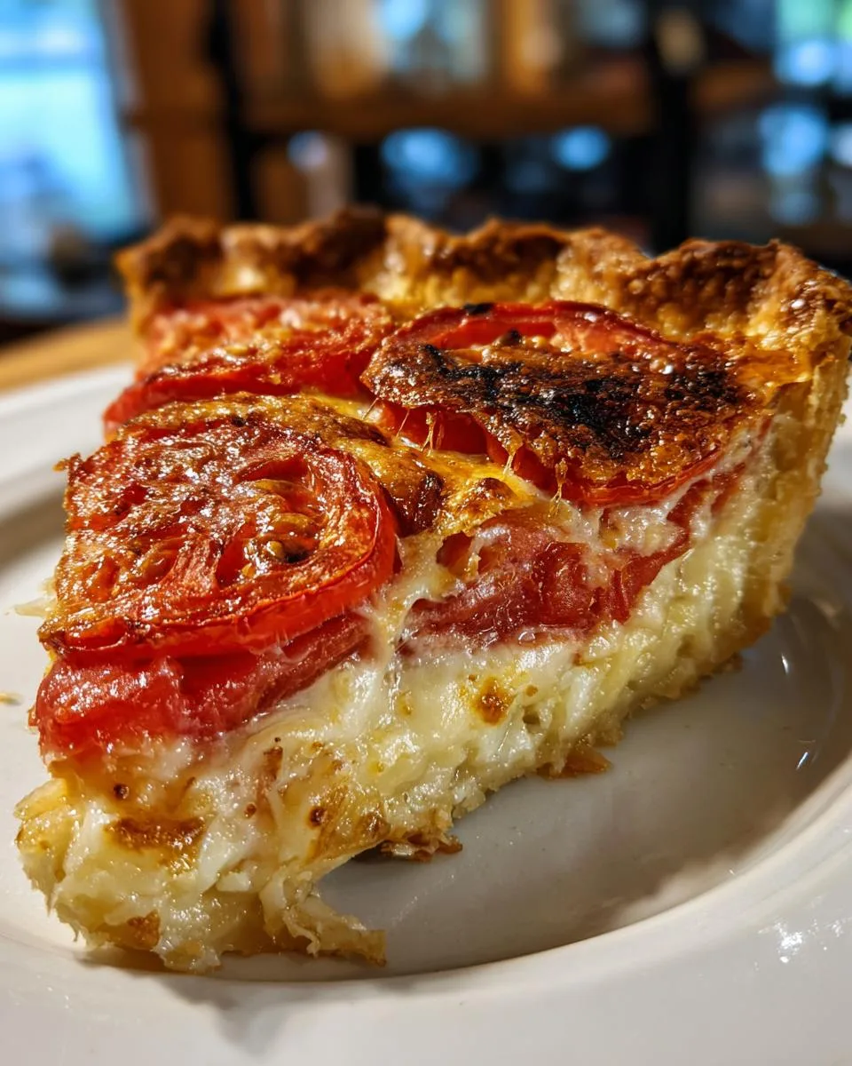 Perfect Southern Tomato Pie Recipe with 4 Juicy Layers 8 Southern tomato pie recipe - detail 3
