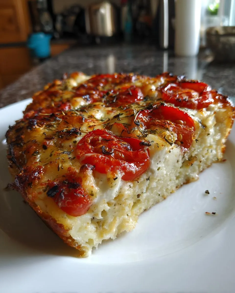 Tomato pie casserole - detail 1