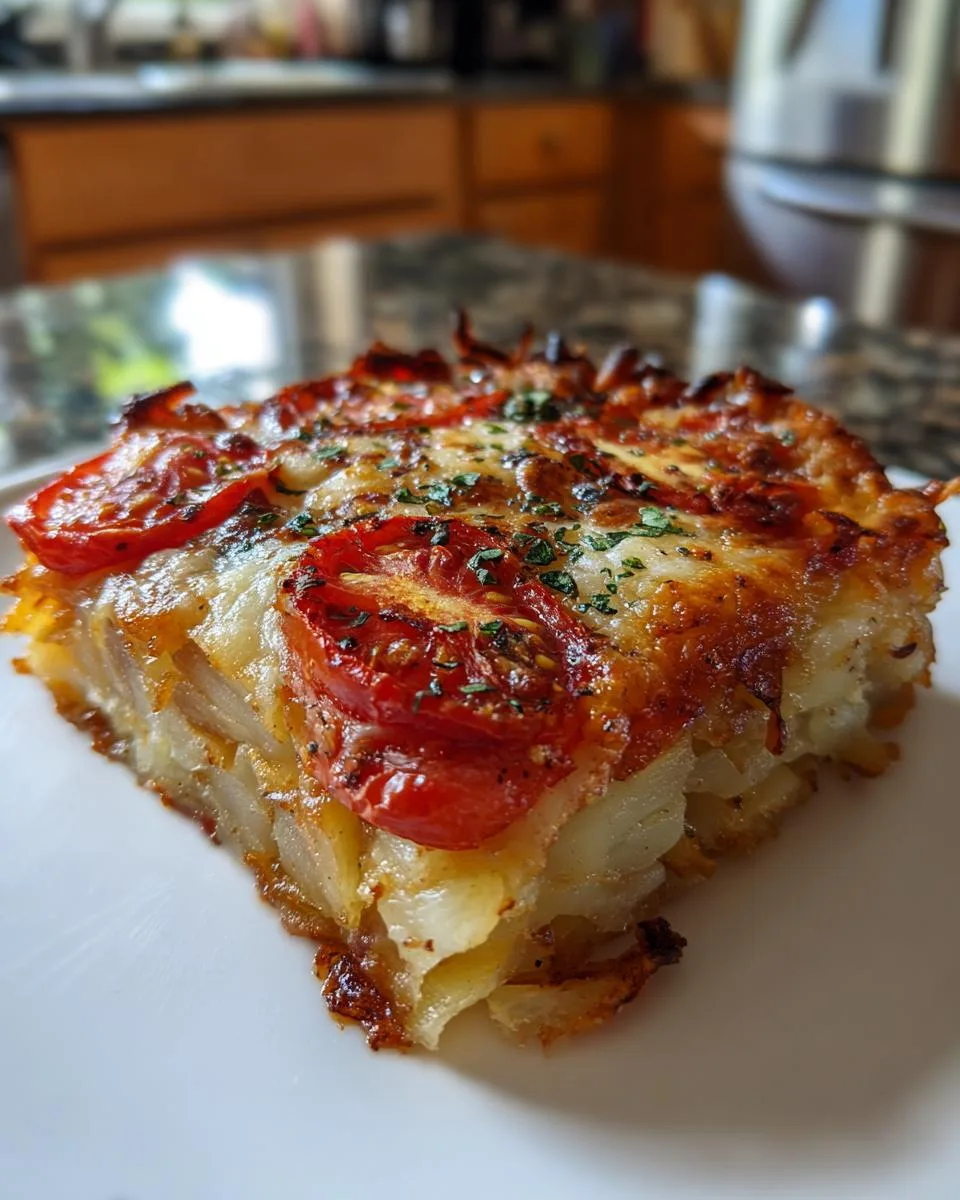 Tomato pie casserole - detail 2