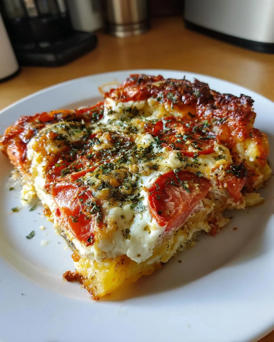 Tomato pie casserole - detail 3