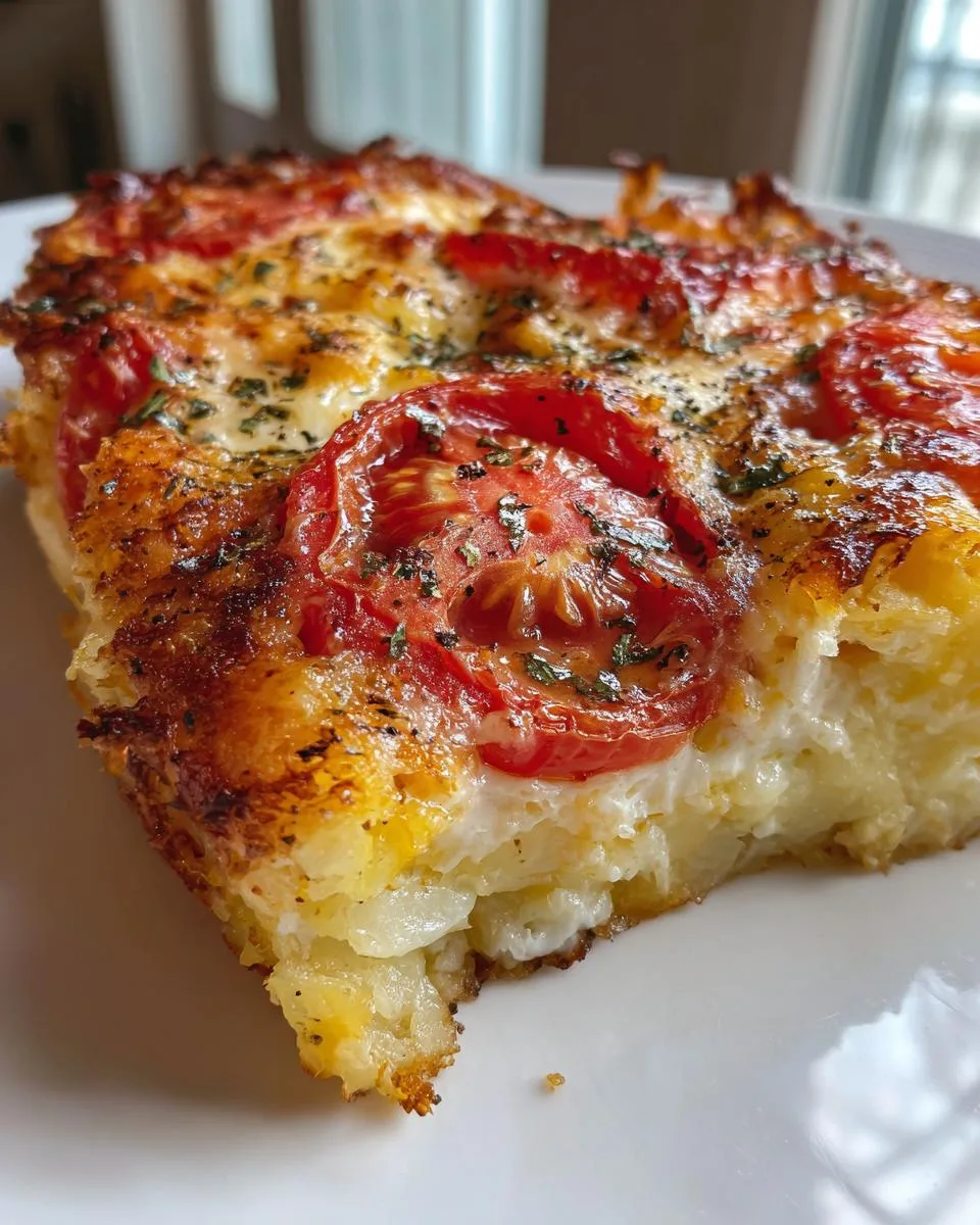 Tomato pie casserole - detail 4