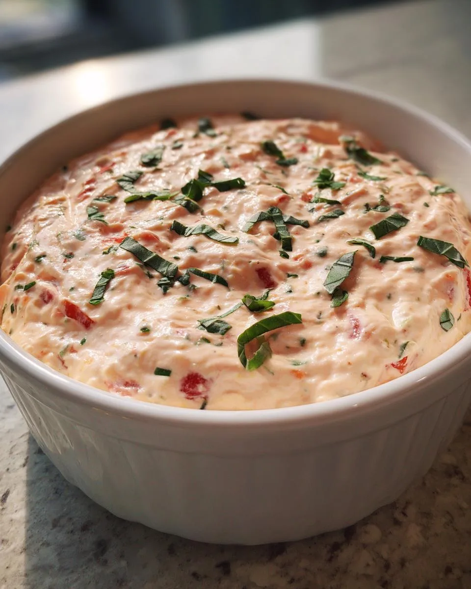 Tomato pie dip - detail 1