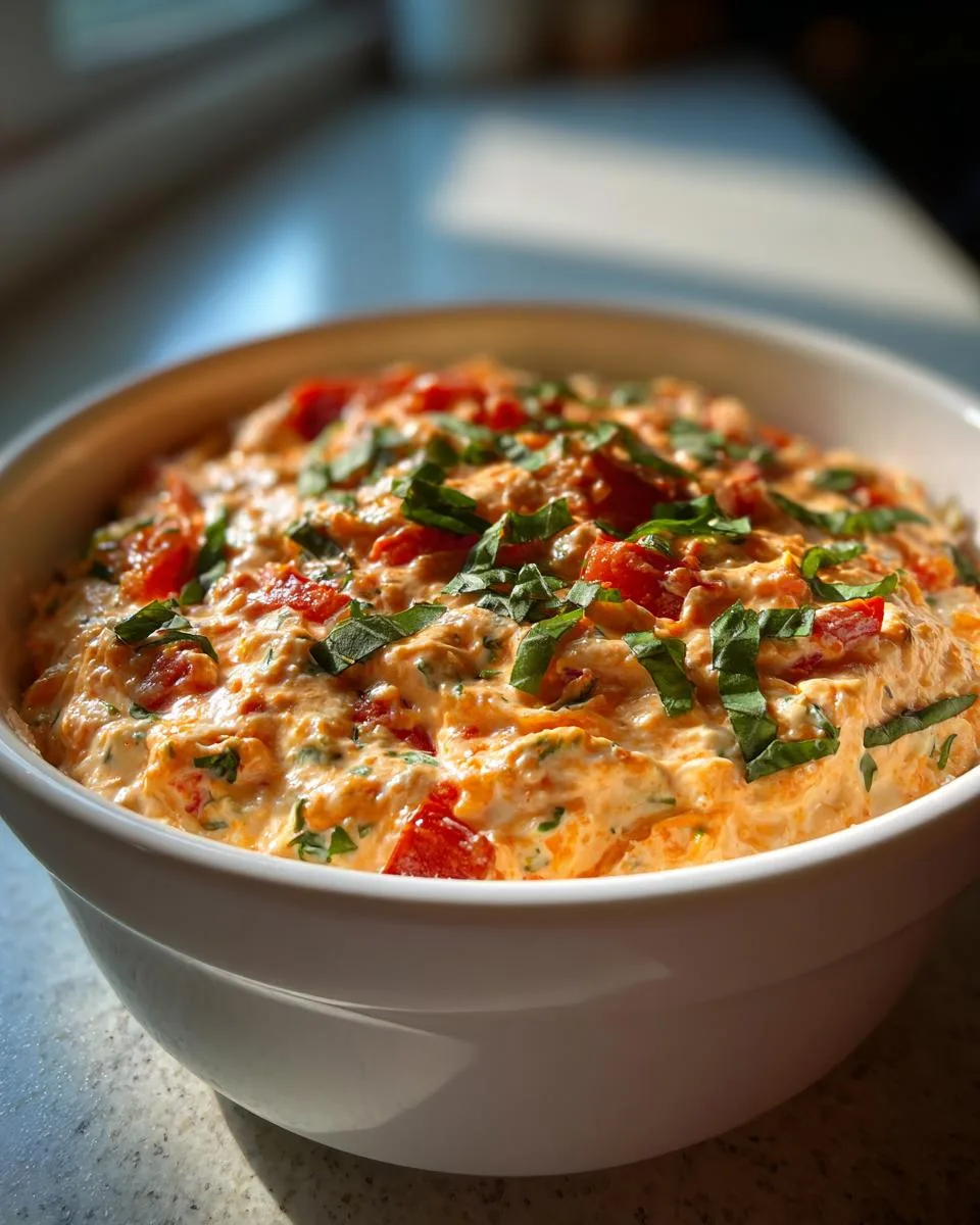 Tomato pie dip - detail 2