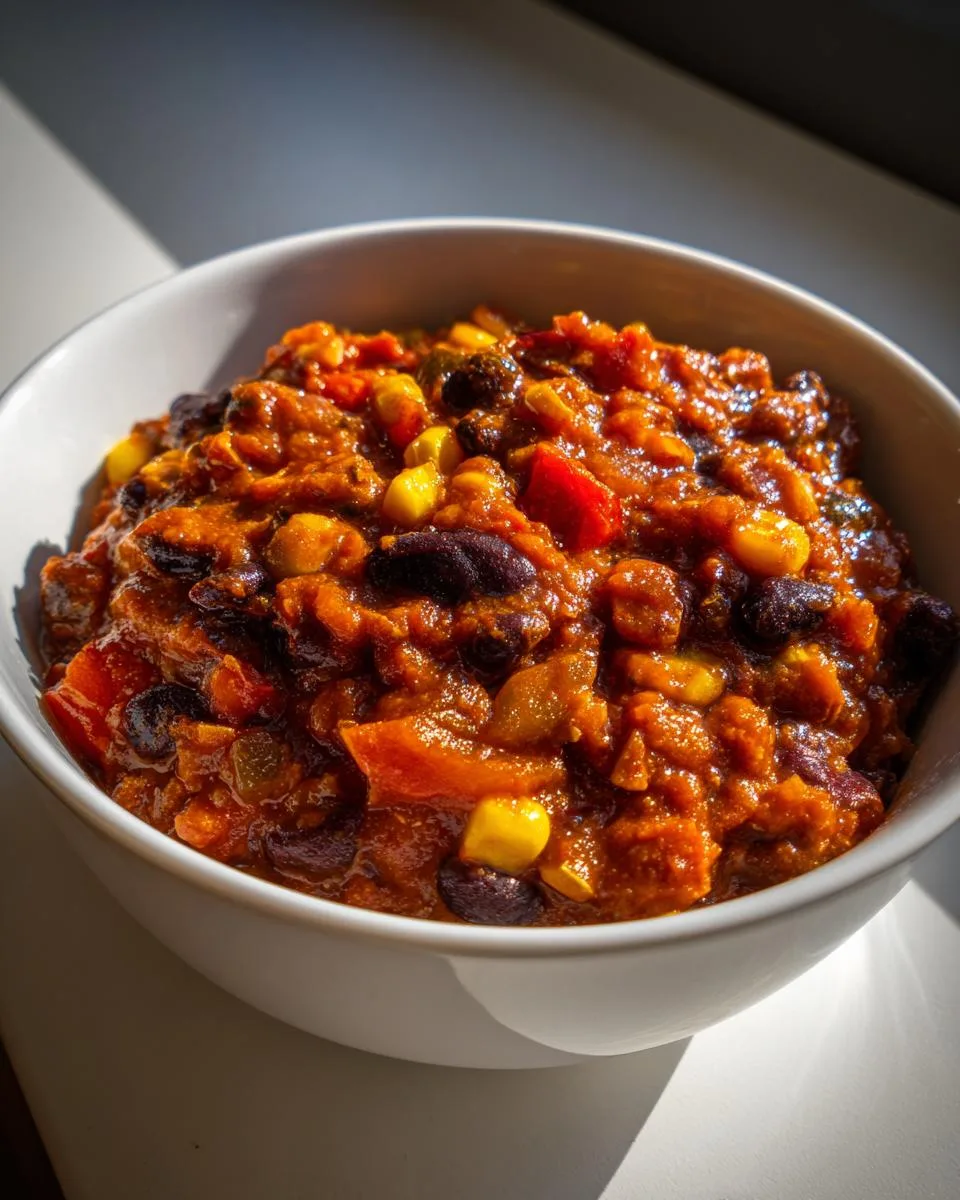 Vegetarian Chili with Beans & Corn - detail 1