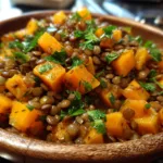 Warm Pumpkin Lentil Salad