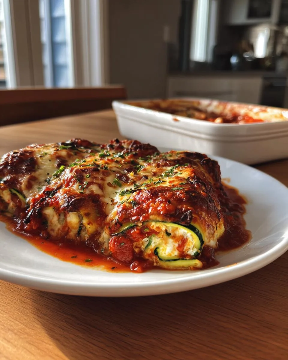 Zucchini Lasagna Roll-Ups - detail 1
