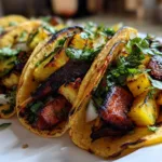 Al Pastor Tacos with Grilled Pineapple