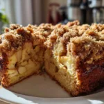Magical Apple Coffee Cake with 2 Secret Tricks 10 Apple Coffee Cake with Crumb Topping