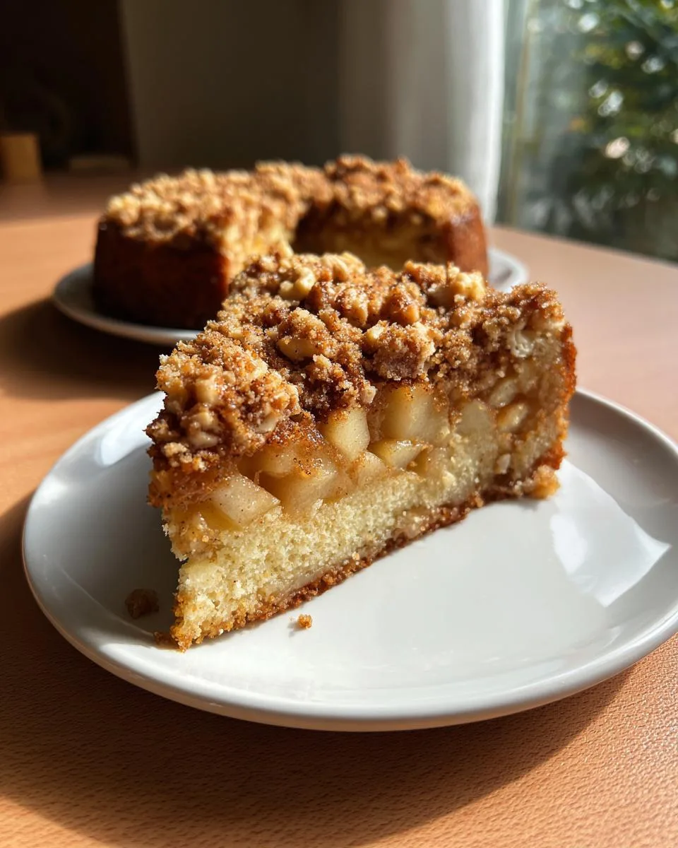 Magical Apple Coffee Cake with 2 Secret Tricks 8 Apple Coffee Cake with Crumb Topping - detail 3