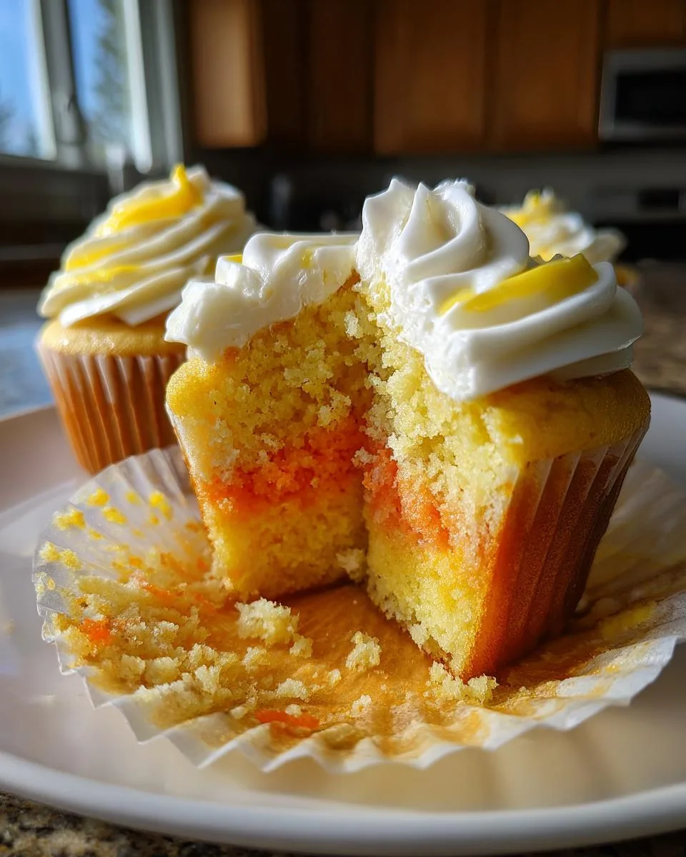 Irresistible 12 Candy Corn Cupcakes That Wow 6 Candy Corn Cupcakes - detail 2