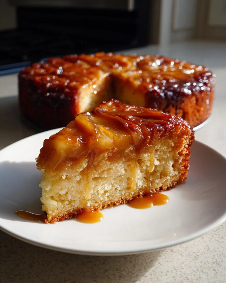 Caramel Apple Upside-Down Cake - detail 3