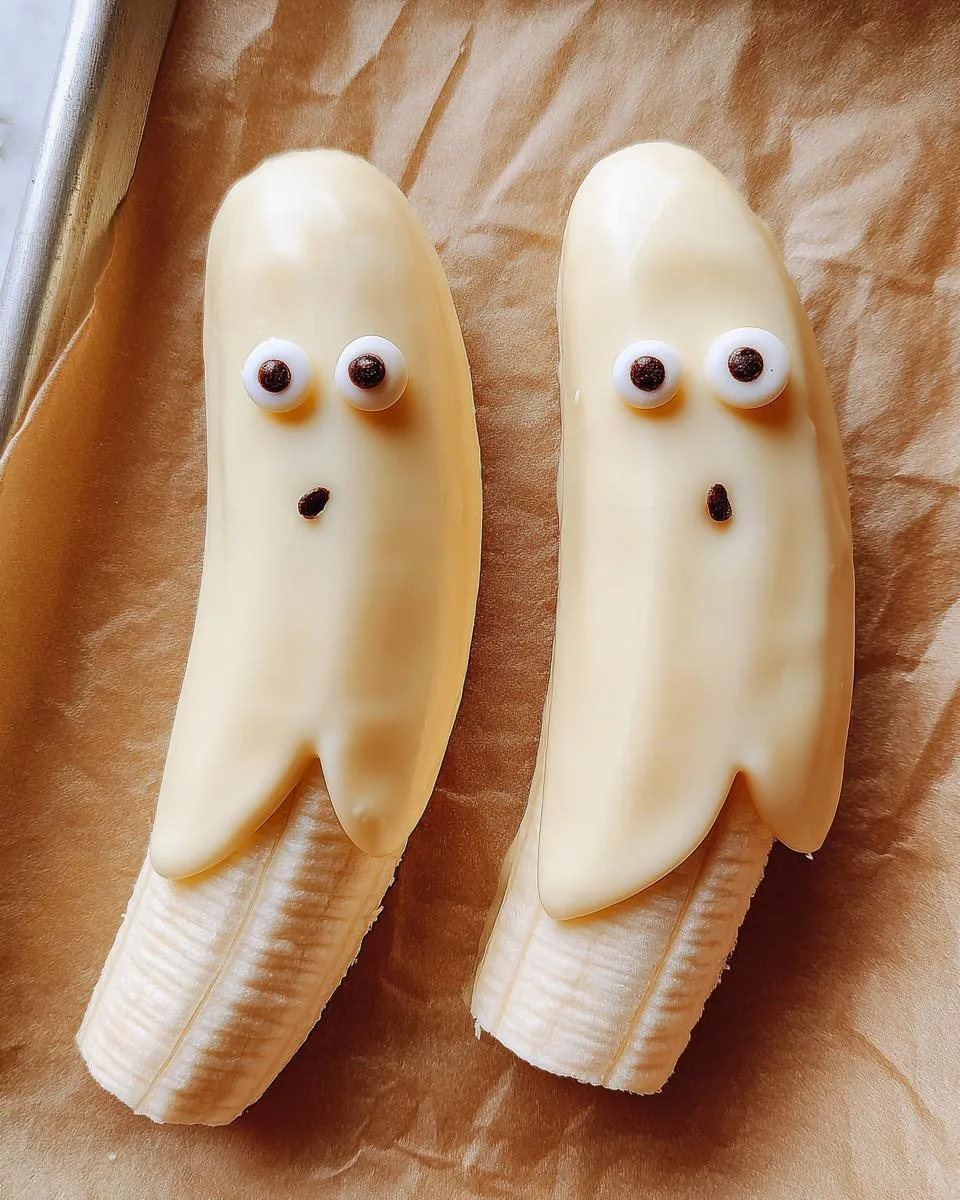 Adorable Ghost Bananas in Just 10 Minutes! 6 Ghost Bananas - detail 1