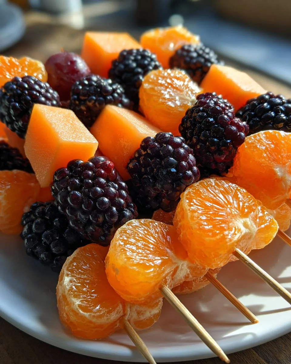 Halloween Fruit Kabobs - detail 1