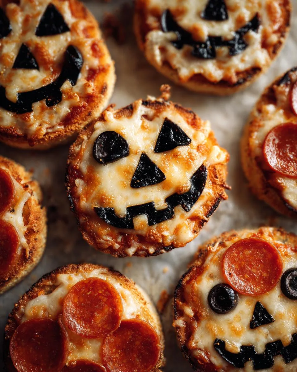 20-Minute Jack-O’-Lantern Mini Pizzas That Kids Devour 5 Jack-O’-Lantern Mini Pizzas - detail 1