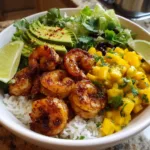 25-Minute Shrimp Taco Bowls with Mango Salsa Perfection 8 Shrimp Taco Bowls with Mango Salsa