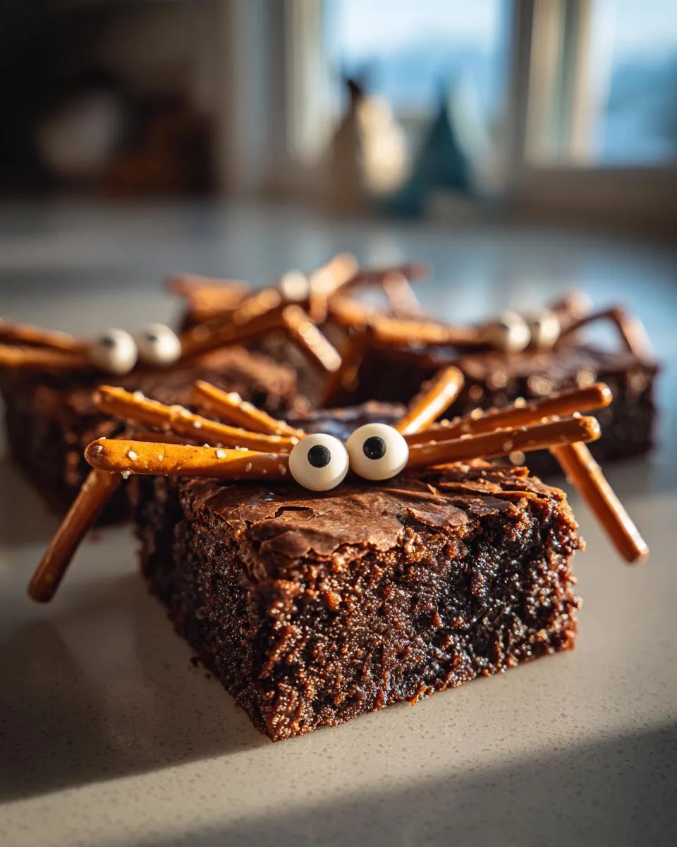 Spider Brownies - detail 2