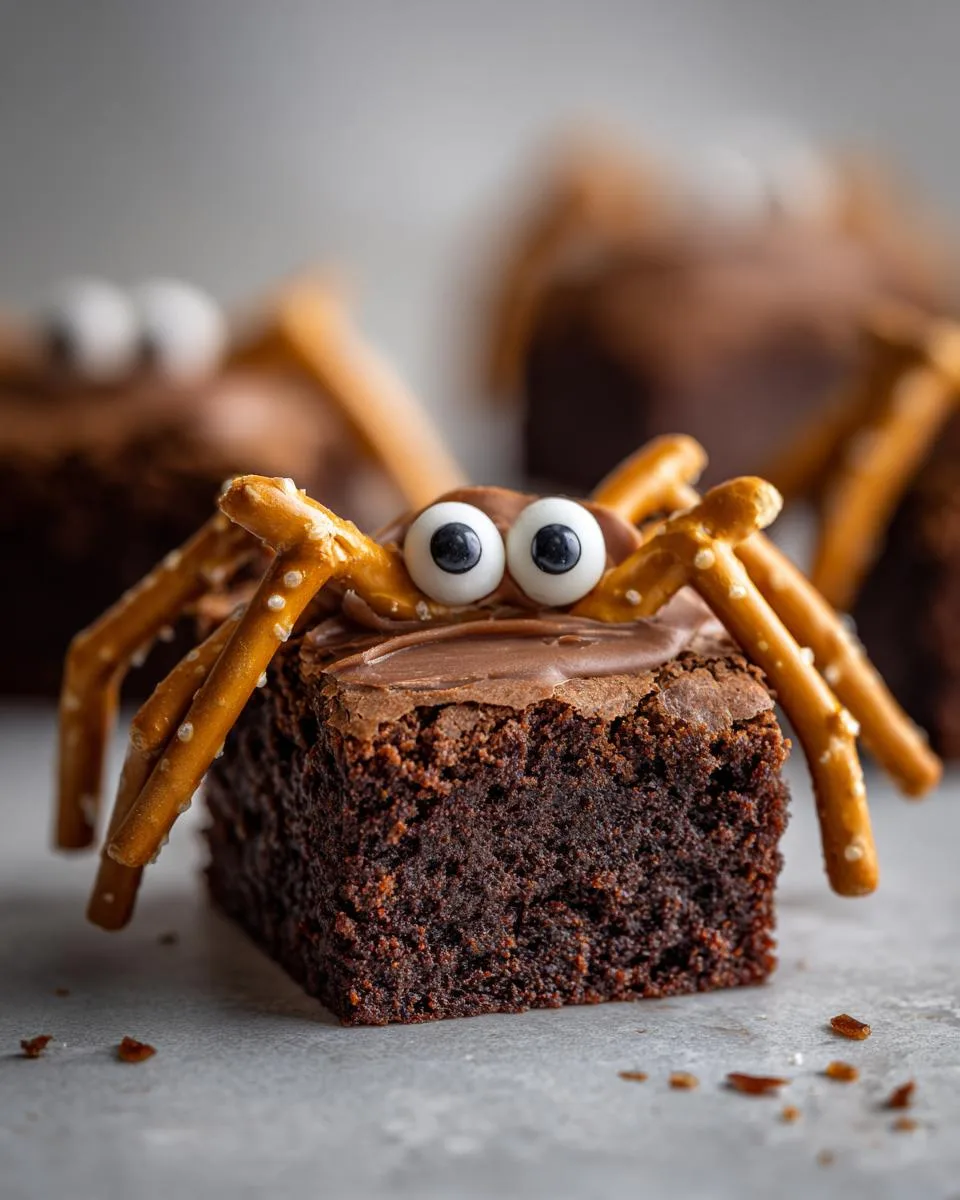 Spider Brownies - detail 3
