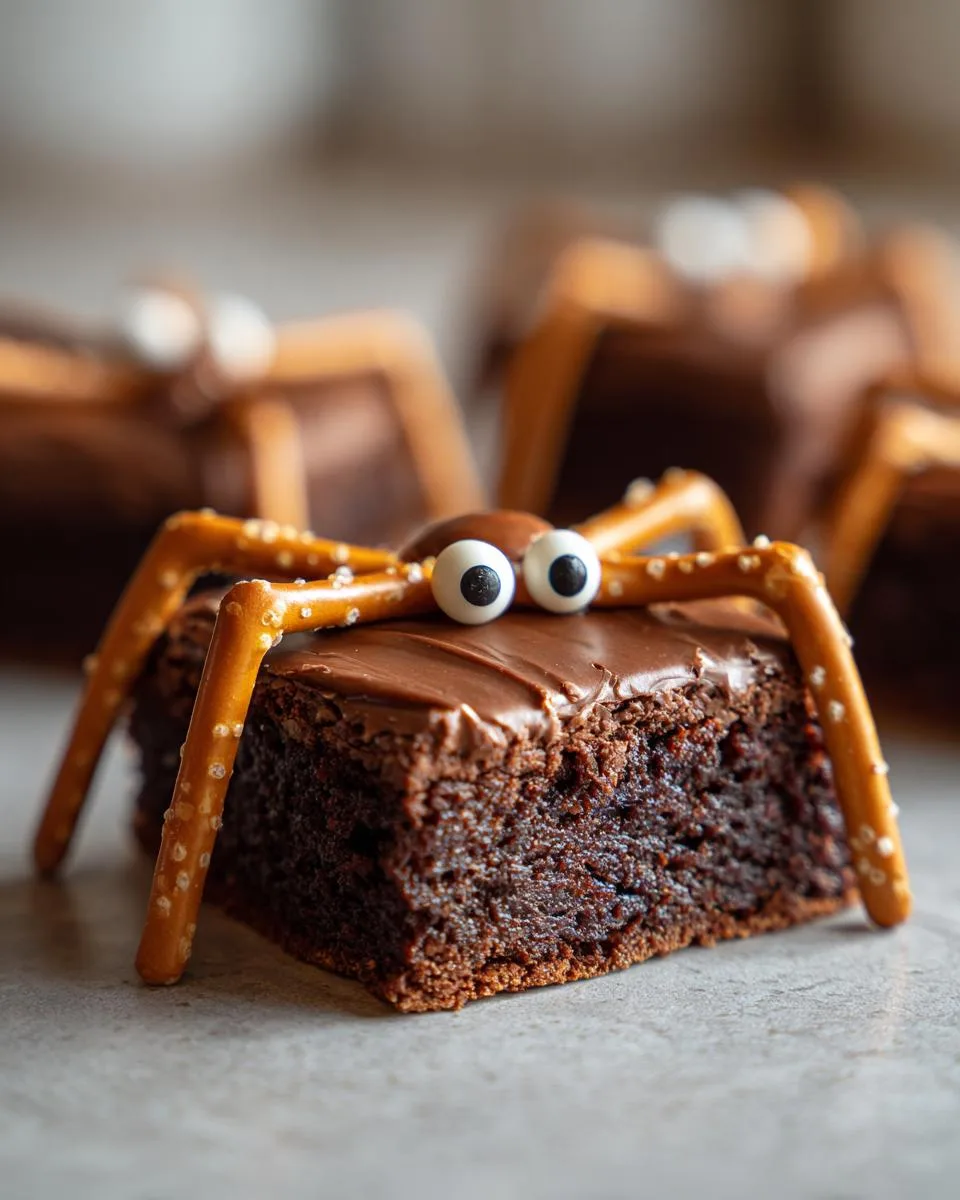 Spider Brownies - detail 4