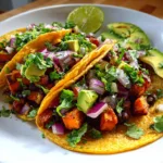 Vegetarian Sweet Potato Black Bean Tacos