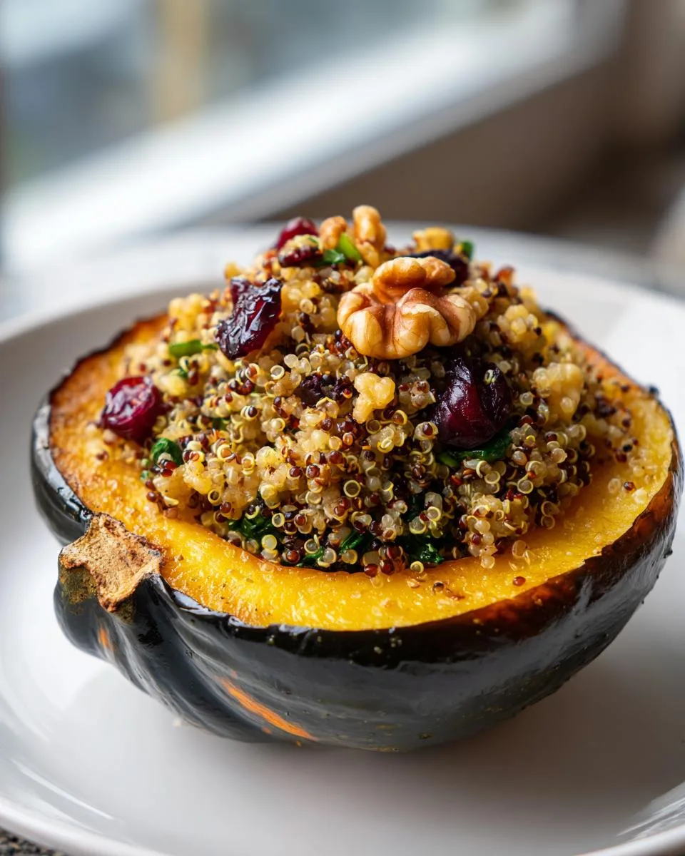 Acorn Squash Stuffed with Quinoa - detail 1