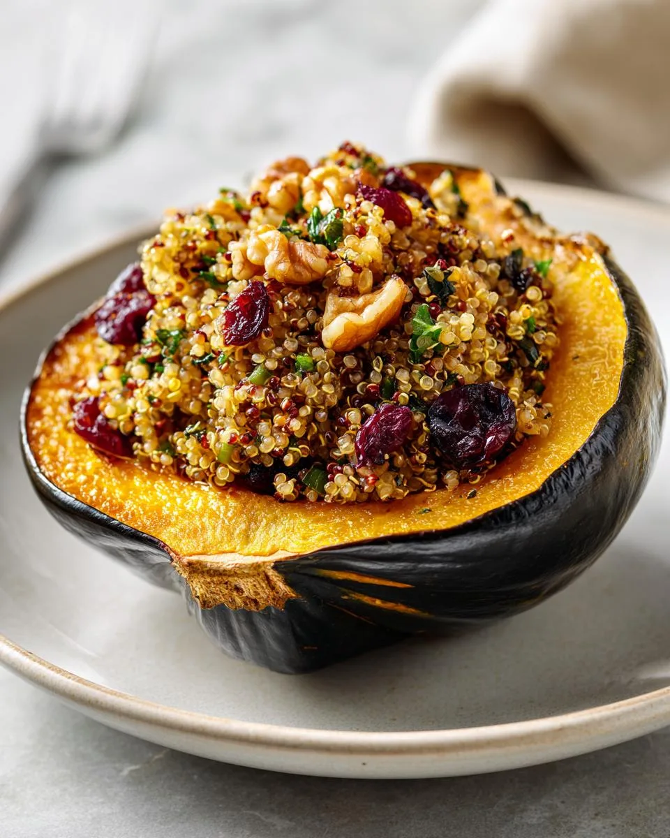 Acorn Squash Stuffed with Quinoa - detail 2