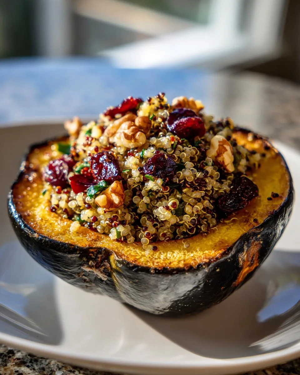 Acorn Squash Stuffed with Quinoa - detail 3