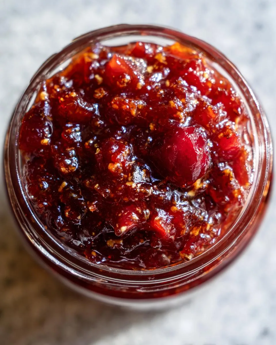 Irresistible Apple Cranberry Chutney in 20 Minutes Flat 6 Apple Cranberry Chutney - detail 1