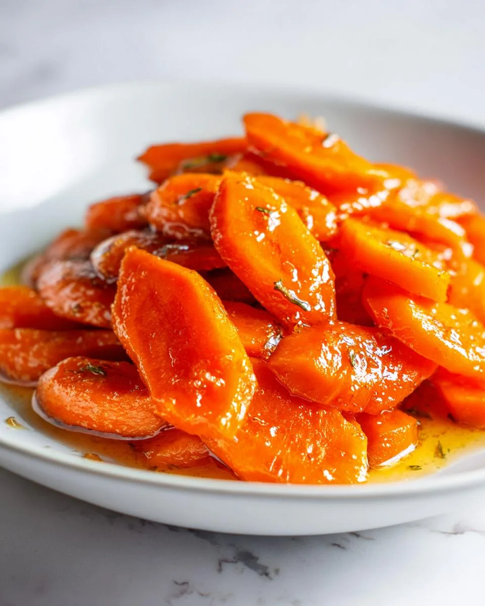 Apple Glazed Carrots - detail 1