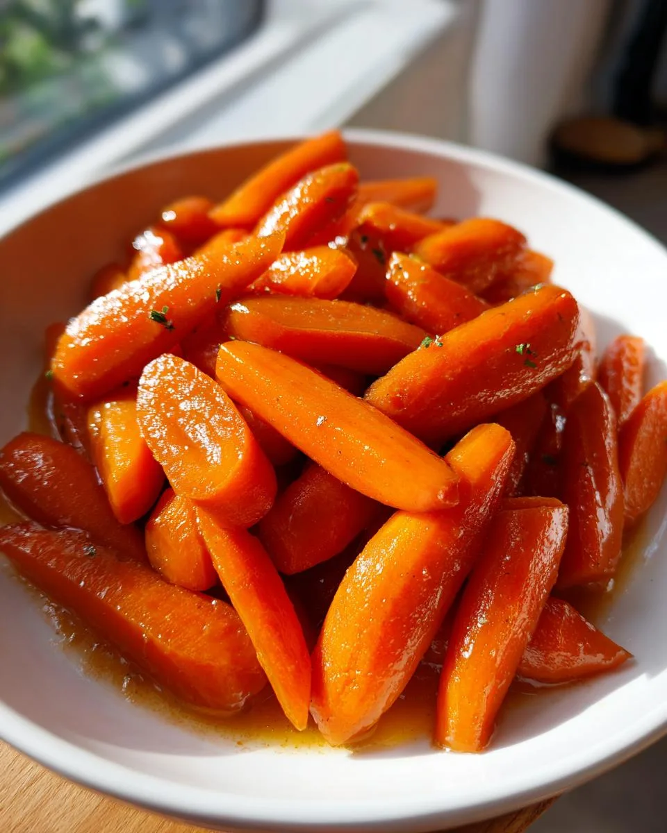 Apple Glazed Carrots - detail 3
