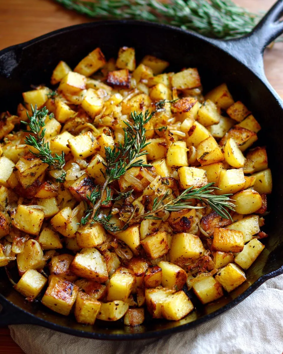 Apple Rosemary Skillet Potatoes - detail 1