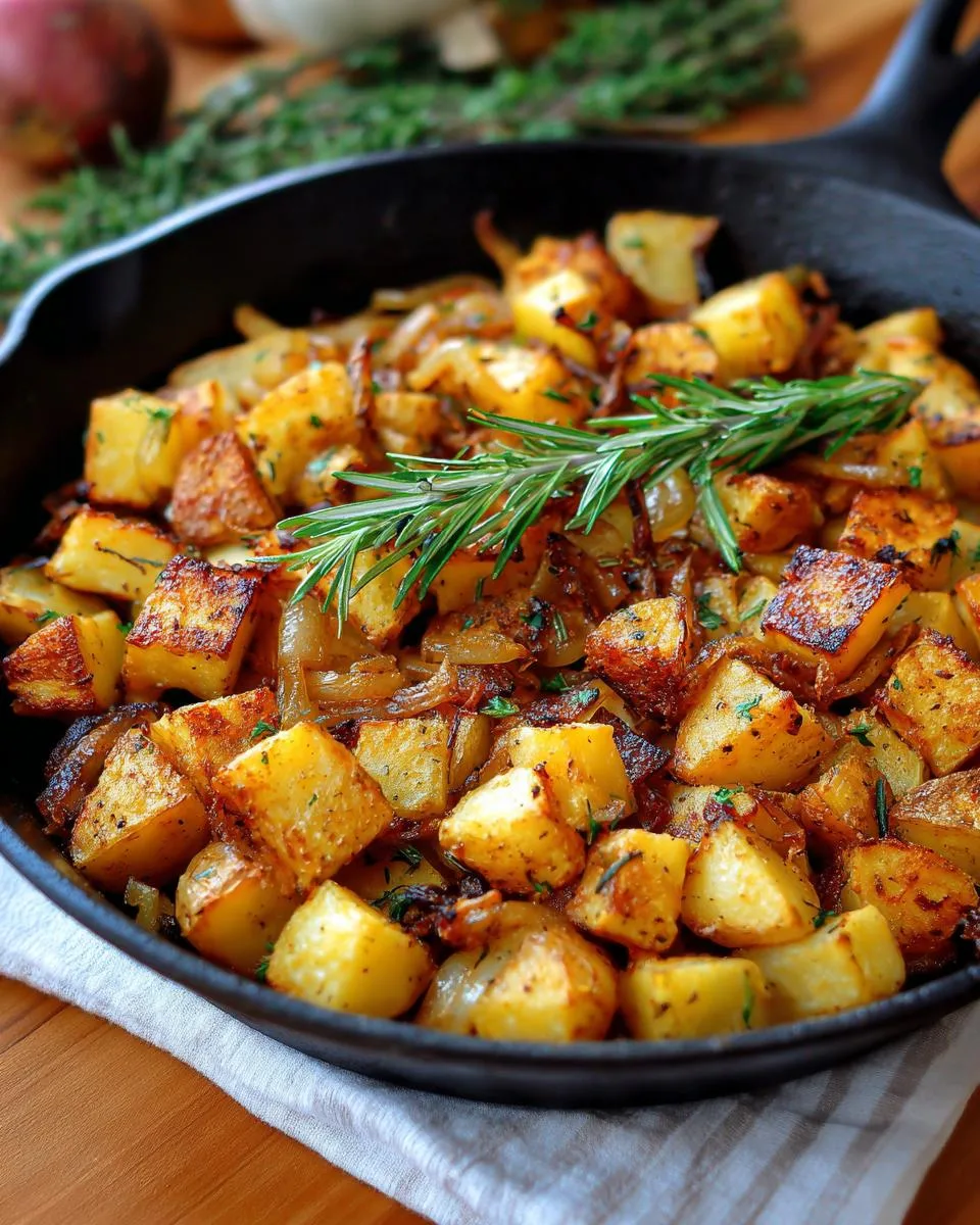 Apple Rosemary Skillet Potatoes - detail 3