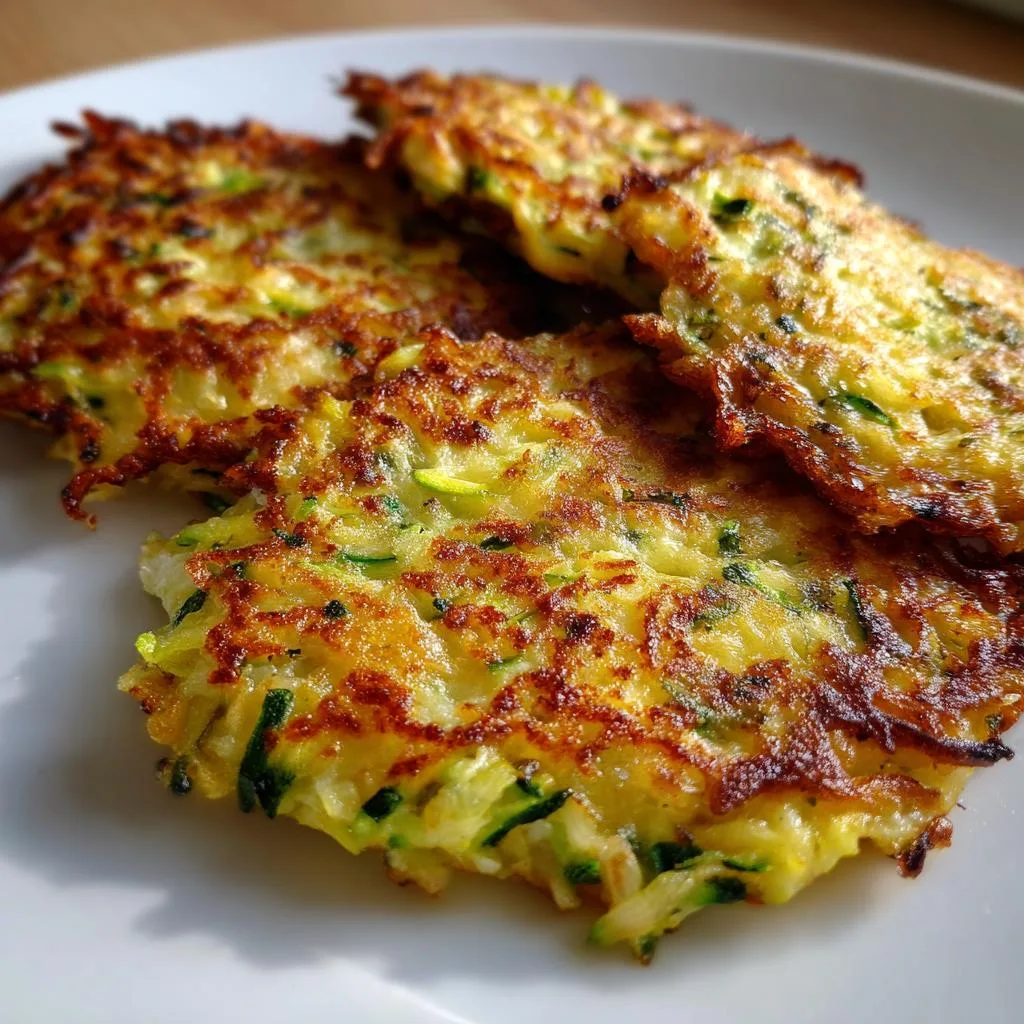 Apple Zucchini Fritters - detail 3