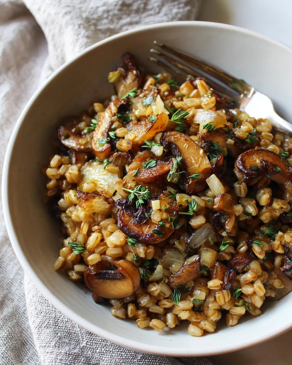 Barley Mushroom Pilaf - detail 4