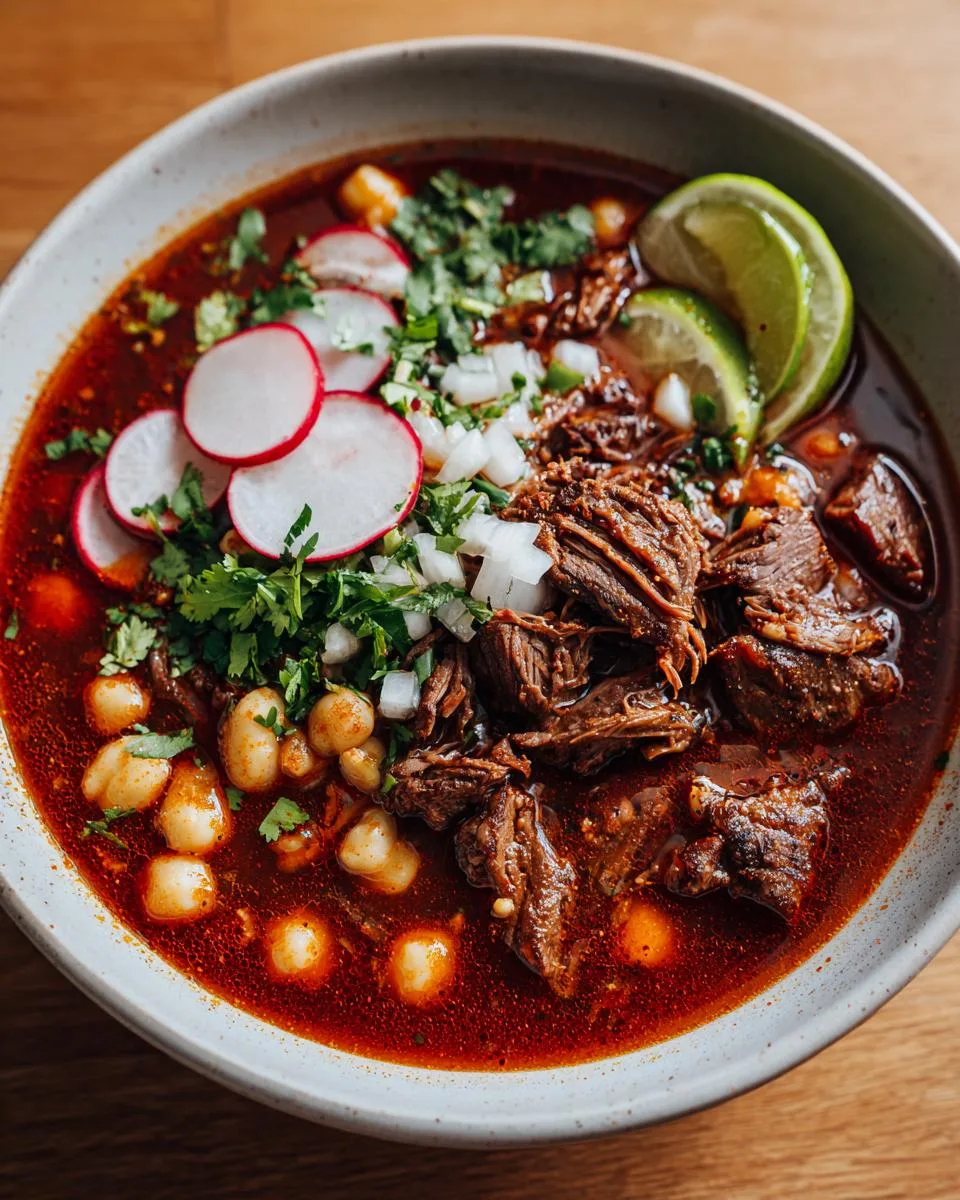 Beef Pozole Rojo - detail 2