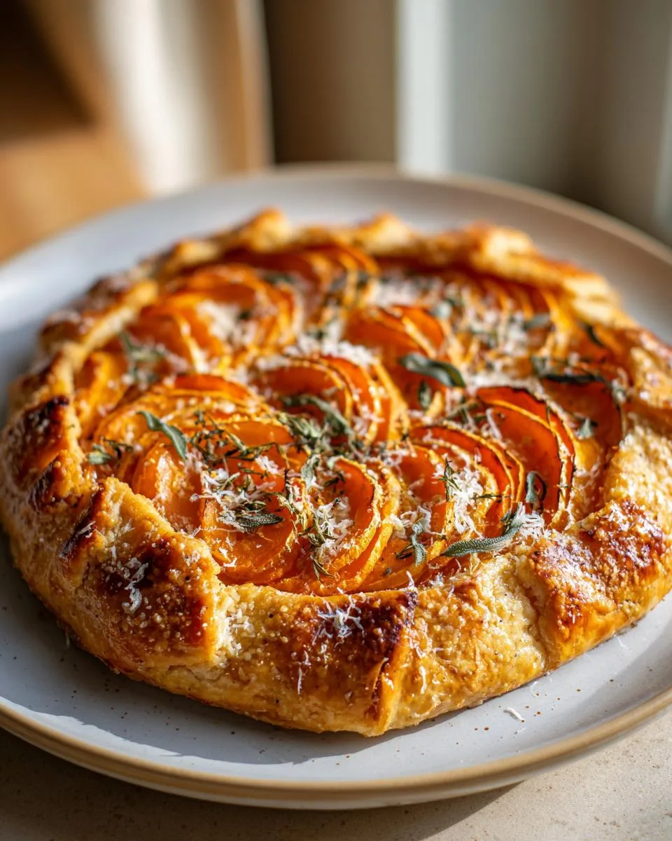 Butternut Squash and Sage Galette - detail 1
