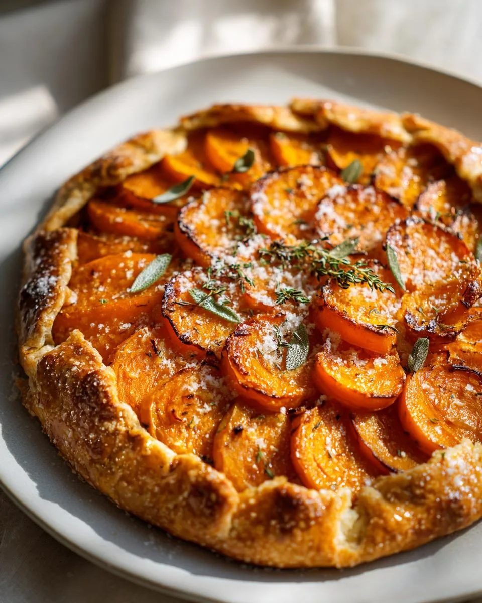 Butternut Squash and Sage Galette - detail 4