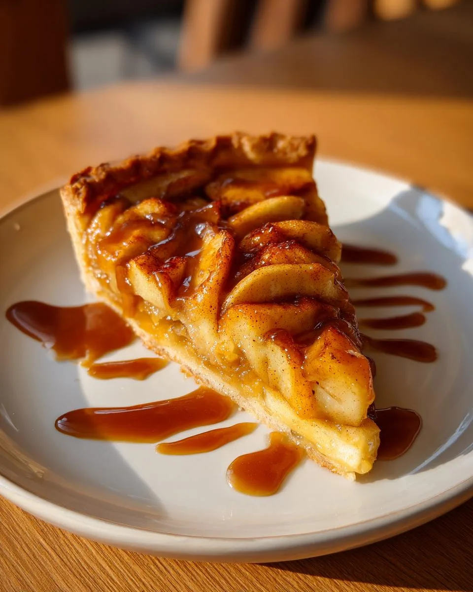 Caramel Apple Tart - detail 1