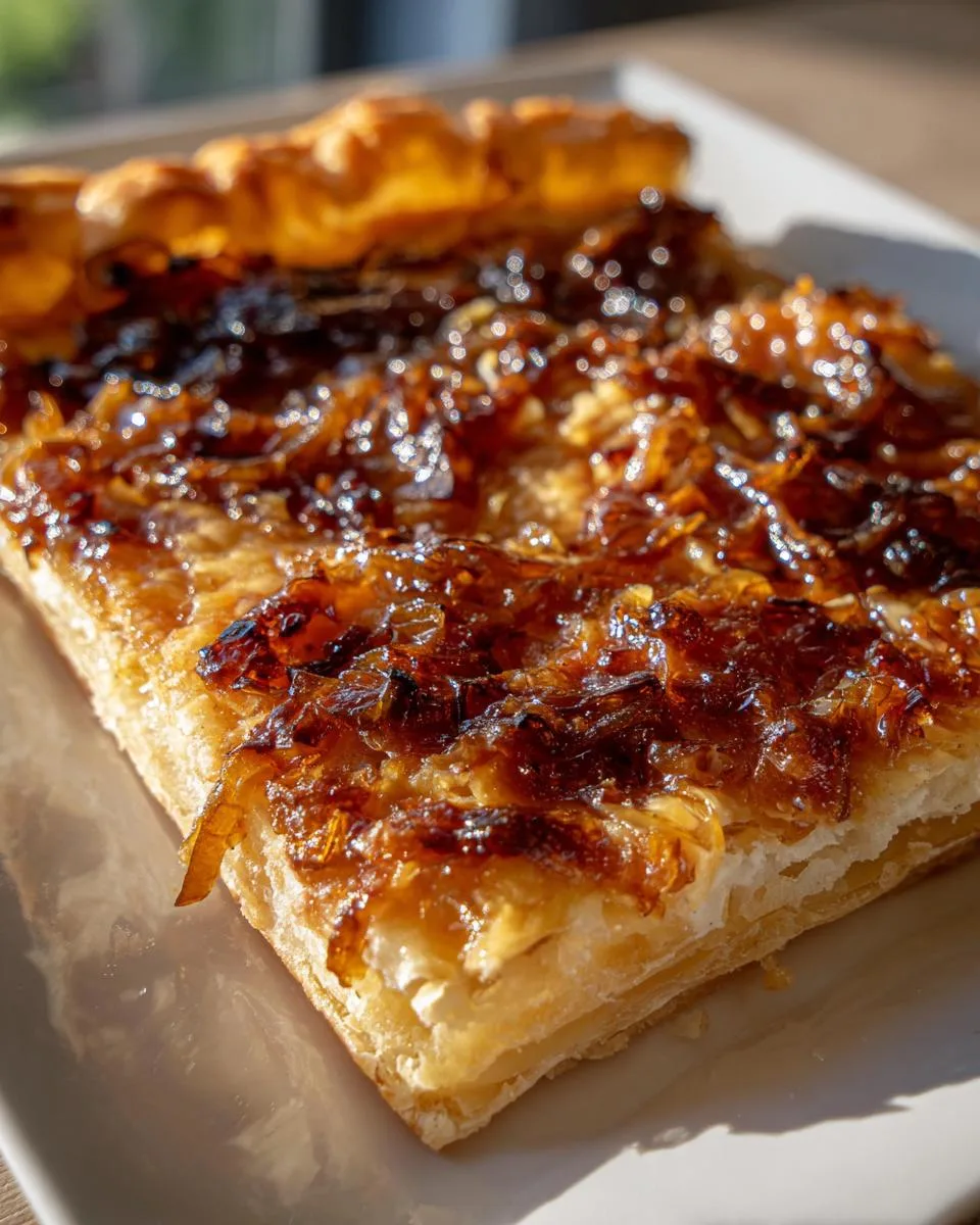 Irresistible Caramelized Onion Tart Recipe in 30 Minutes 6 Caramelized Onion Tart - detail 1