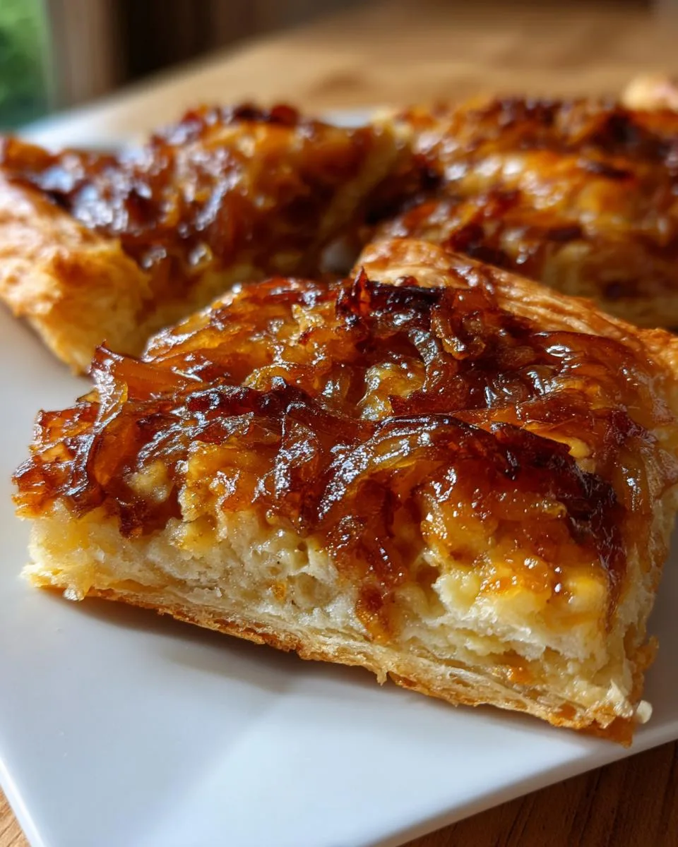 Irresistible Caramelized Onion Tart Recipe in 30 Minutes 9 Caramelized Onion Tart - detail 4