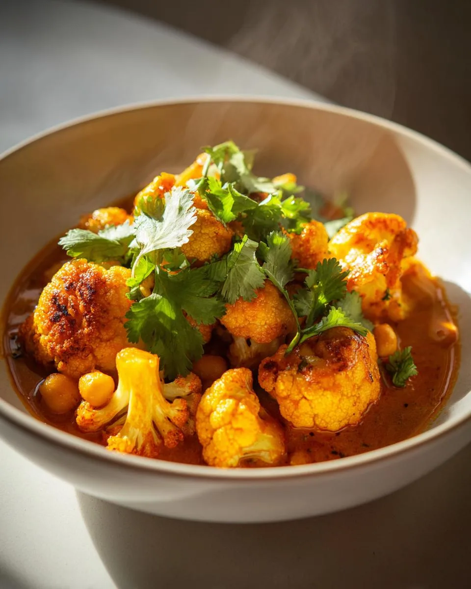 Flavorful 1-Pot Cauliflower Chickpea Curry Recipe (35 Min) 6 Cauliflower Chickpea Curry - detail 1