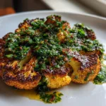 Cauliflower Steak with Chimichurri – 1 Amazing Meatless Meal 10 Cauliflower Steak with Chimichurri