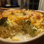 Cheesy Broccoli Rice Casserole