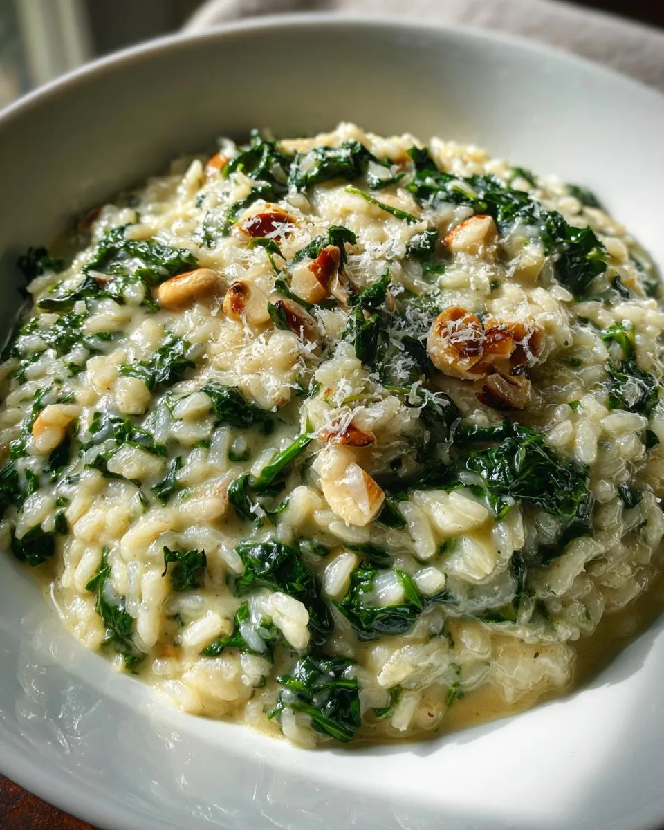 Chestnut and Kale Risotto - detail 2